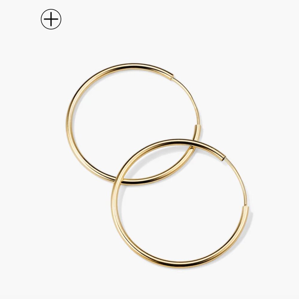 Mejuri Large Hoops 14K gold